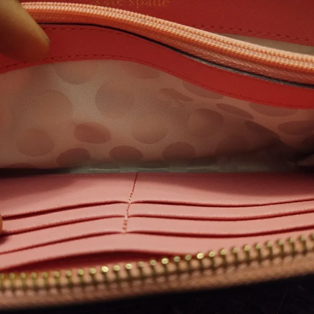 Kate Spade Laurel Way Neda Zip Around Continental Wallet Pink